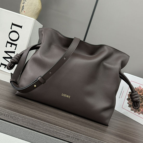 Loewe Pochette Flamenco Media Cioccolato L262386