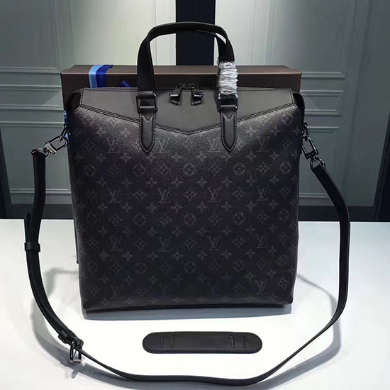 Louis Vuitton Borsa Tote In Tela Eclipse Con Monogramma Explorer M40567