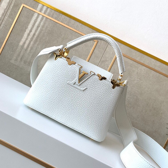 Louis Vuitton Capucines Mini Bianco M56669