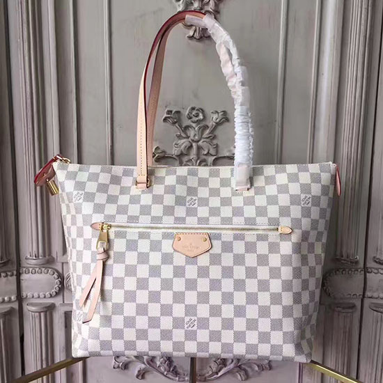 Louis Vuitton Damier Azur Tela Iena Mm N44040