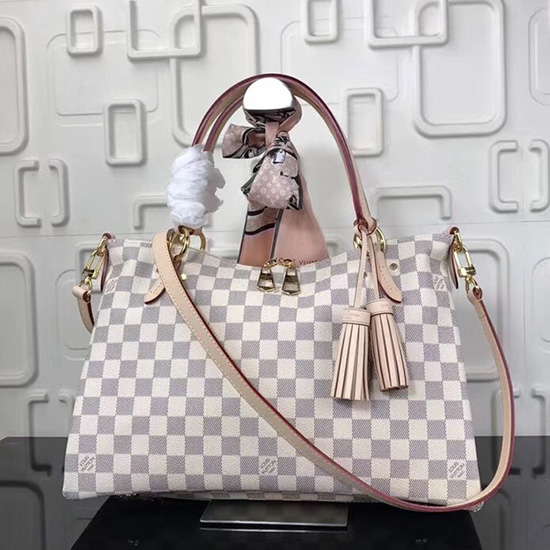 Louis Vuitton Damier Azur Tela Lymington N40022