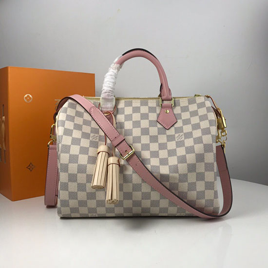 Louis Vuitton Damier Azur Tela Speedy Bandouliere 30 N41373