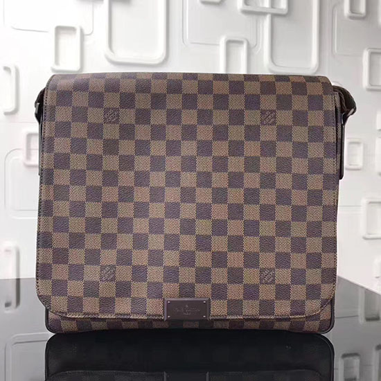 Louis Vuitton Damier Ebene Tela Distretto Mm N41212