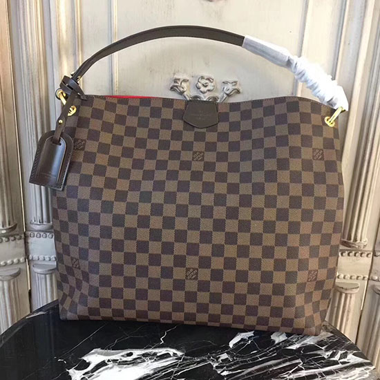 Louis Vuitton Damier Ebene Tela Grazioso Mm N44045