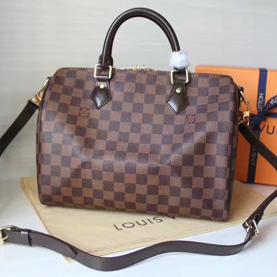 Louis Vuitton Damier Ebene Tela Speedy Bandouliere 30 N41367