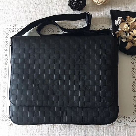 Louis Vuitton Damier Infini Distretto In Pelle Mm N41284