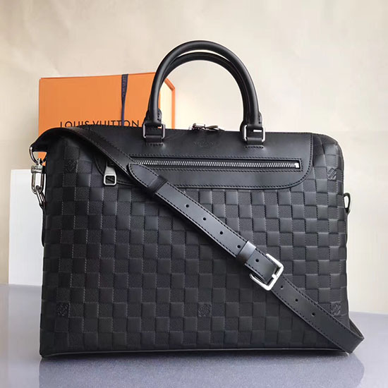 Louis Vuitton Damier Infini Porta Documenti In Pelle Jour N48261