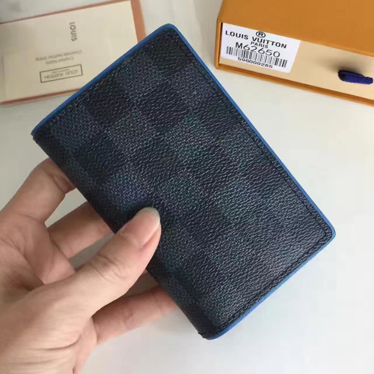 Louis Vuitton Damier Organizer Tascabile In Tela Grafite N63166