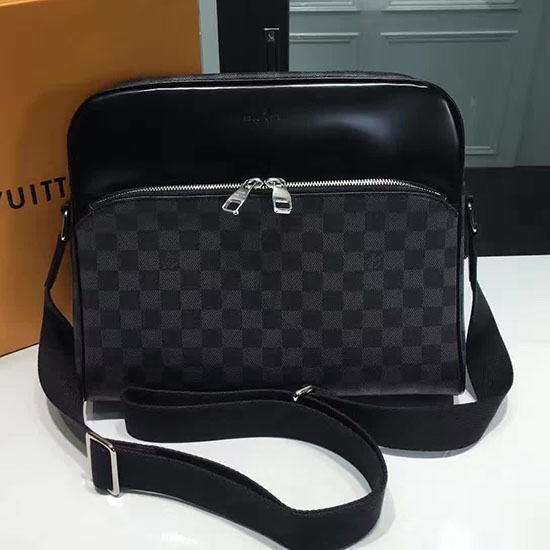 Louis Vuitton Damier Tela Grafite Dayton Reporter Mm N41409