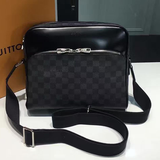 Louis Vuitton Damier Tela Grafite Dayton Reporter Pm N41408