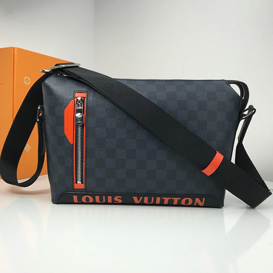 Louis Vuitton Damier Tela Grafite Discovery Messenger Pm N42416