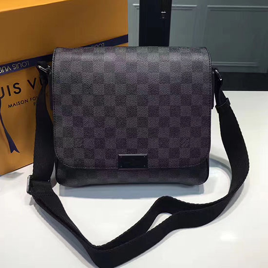 Louis Vuitton Damier Tela Grafite Distretto Pm N41260