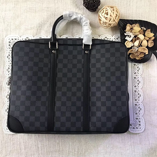 Louis Vuitton Damier Tela Grafite Porte-documenti Viaggio N41125