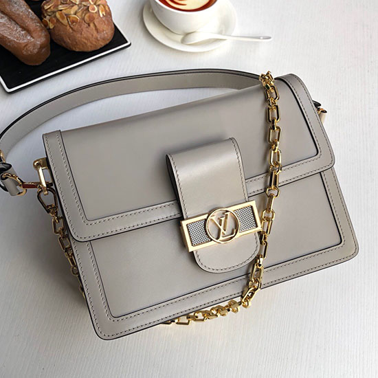 Louis Vuitton Dauphine Mm Grigio M55835