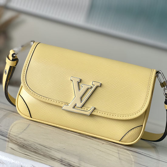 Louis Vuitton Epi Pelle Buci Giallo M59386