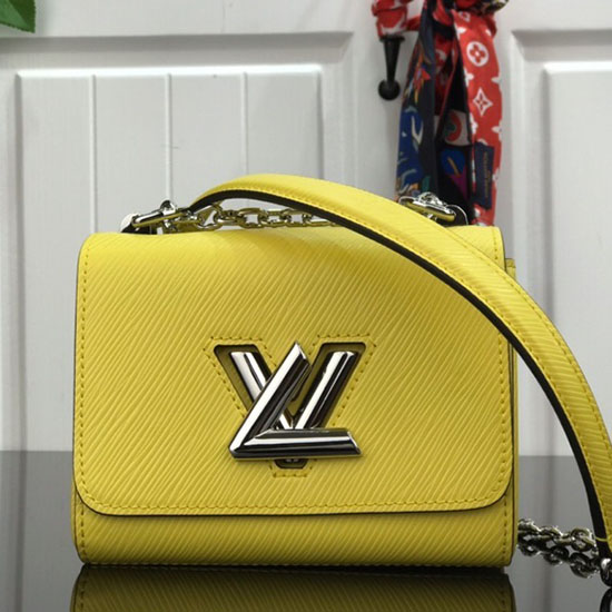 Louis Vuitton Epi Pelle Twist Mini Giallo M56117