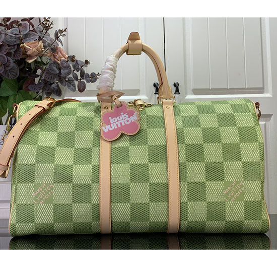 Louis Vuitton Keepall Bandouliere 45 Verde N40713