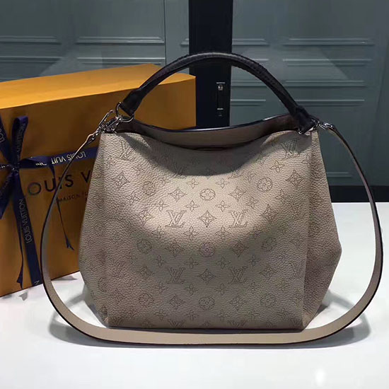 Louis Vuitton Mahina Pelle Di Vitello Babylone Pm Galet M50031