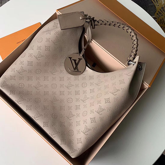 Louis Vuitton Mahina Pelle Grigio Caramello M53188