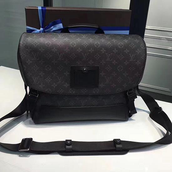 Louis Vuitton Messenger In Tela Con Monogramma Eclipse Mm Voyager M40510