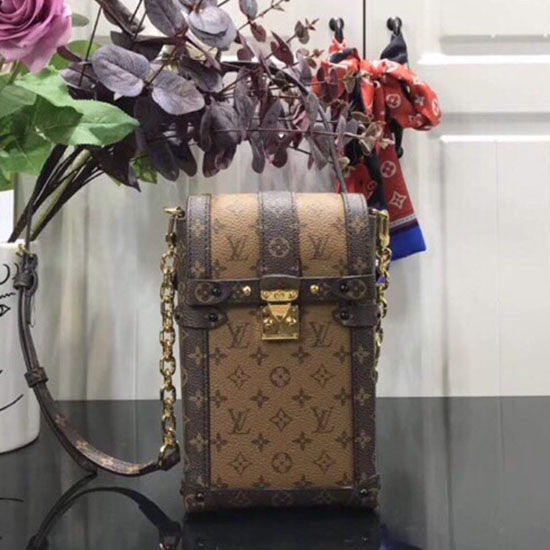 Louis Vuitton Mini Borsa Per Cellulare In Tela Monogram M44184