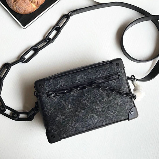 Louis Vuitton Monogram Eclipse Tela Mini Baule Morbido M44735