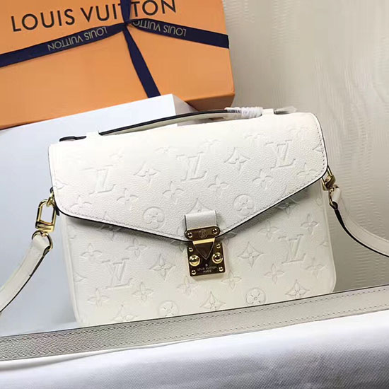 Louis Vuitton Monogram Pochette Con Stampa Metis Bianca M44071