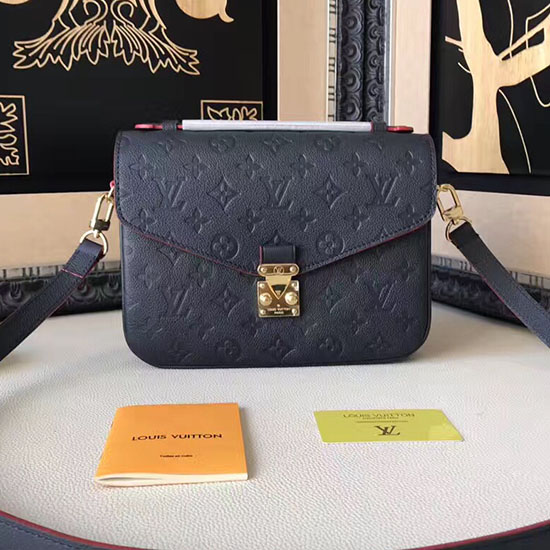 Louis Vuitton Monogram Pochette Con Stampa Metis Indaco M44071