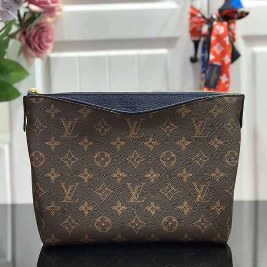 Louis Vuitton Monogram Tela Pallas Beauty Case Blu M64123