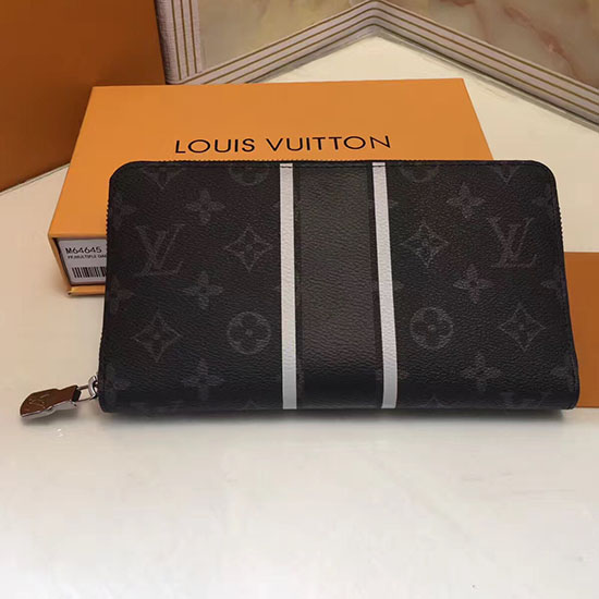 Louis Vuitton Monogramma Eclipse Organizer Zippy In Tela M64645