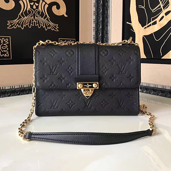 Louis Vuitton Monogramma Empreinte Saint Sulpice Pm Noir M43393