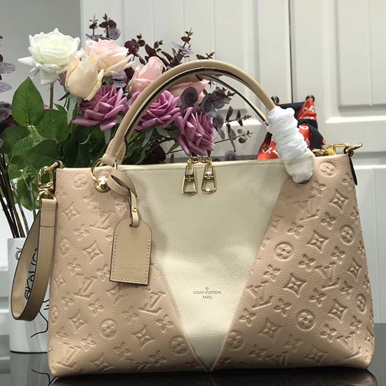 Louis Vuitton Monogramma Impressa V Tote Bb Beige M44397