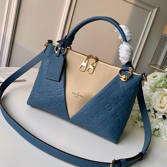 Louis Vuitton Monogramma Impressa V Tote Bb Blu M43966