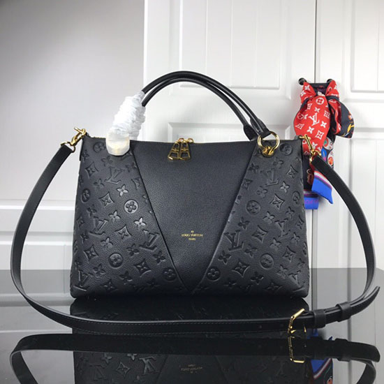 Louis Vuitton Monogramma Impressa V Tote Mm Nero M44397