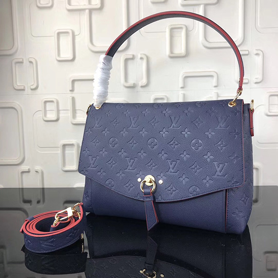 Louis Vuitton Monogramma Impresso Blanche Marine Rouge M43618