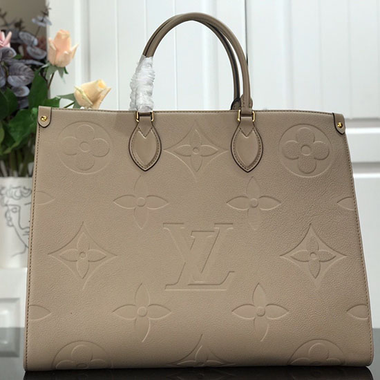 Louis Vuitton Monogramma Impresso Onthego Grigio M44925