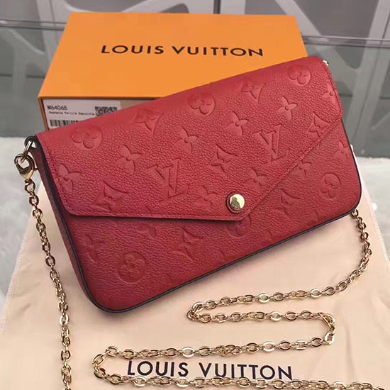 Louis Vuitton Monogramma Impresso Pochette Felicie Cherry M64065