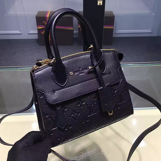 Louis Vuitton Monogramma Impresso Pont-neuf Mm Nero M41752