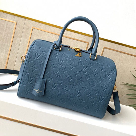 Louis Vuitton Monogramma Impresso Speedy Bandouliere Denim M44736