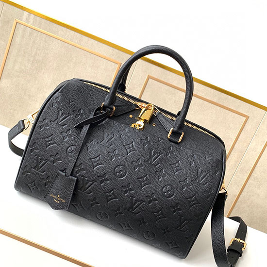 Louis Vuitton Monogramma Impresso Speedy Bandouliere Nero M44736