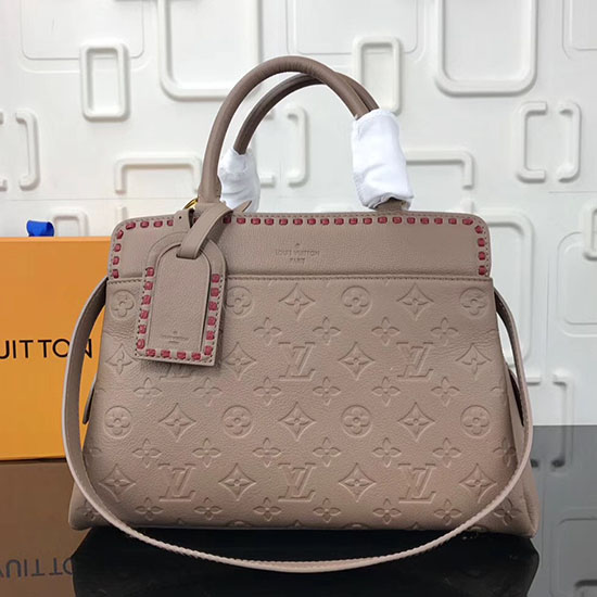 Louis Vuitton Monogramma Impresso Vosges Mm Taupe Glace M43249