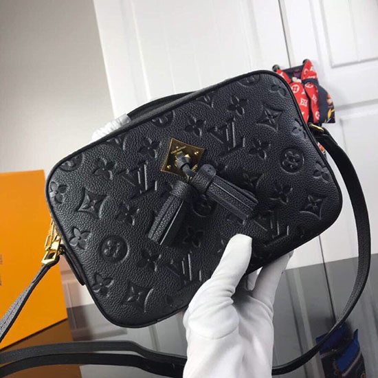 Louis Vuitton Monogramma Impronta Saintonge Nero M44597