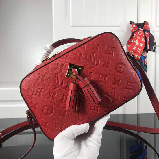 Louis Vuitton Monogramma Impronta Saintonge Rosso M44597