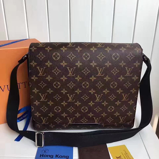 Louis Vuitton Monogramma Tela Macassar Distretto Mm M40934