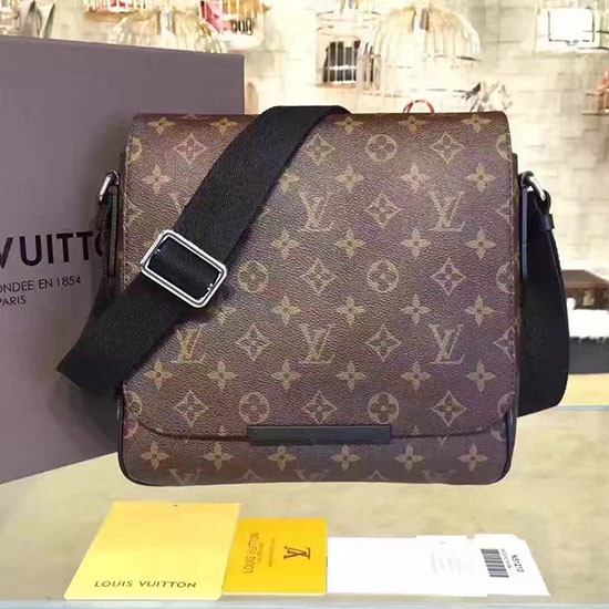 Louis Vuitton Monogramma Tela Macassar Distretto Pm M40935