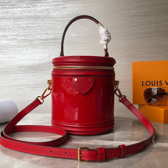 Louis Vuitton Monogramma Vernis Cannes Rosso M53997