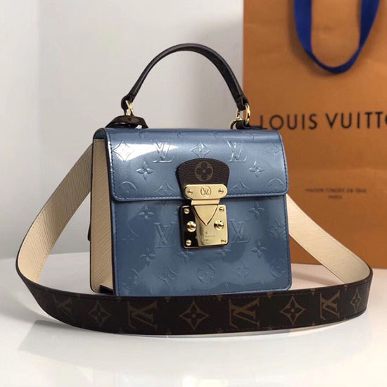 Louis Vuitton Monogramma Vernis Spring Street Blu M90376