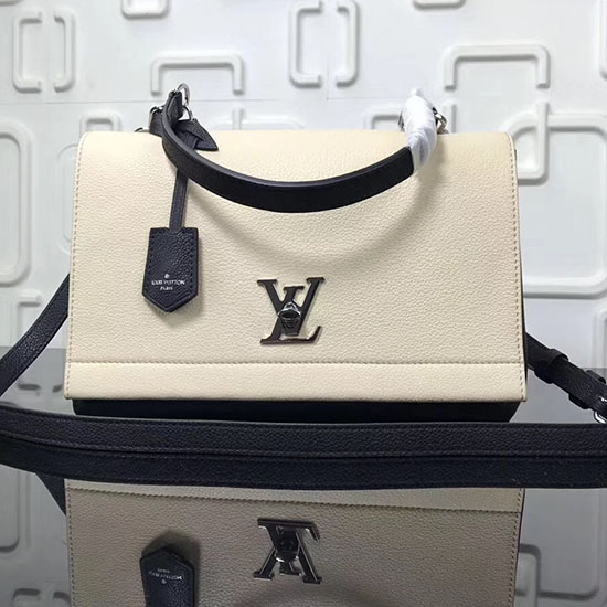 Louis Vuitton Morbida Pelle Di Vitello Lockme Ii Bianco Sporco M50250