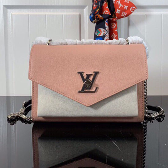 Louis Vuitton Morbida Pelle Di Vitello Mylockme Bb Nude M51419