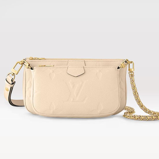 Louis Vuitton Multi Pochette Accessori Crema M46568